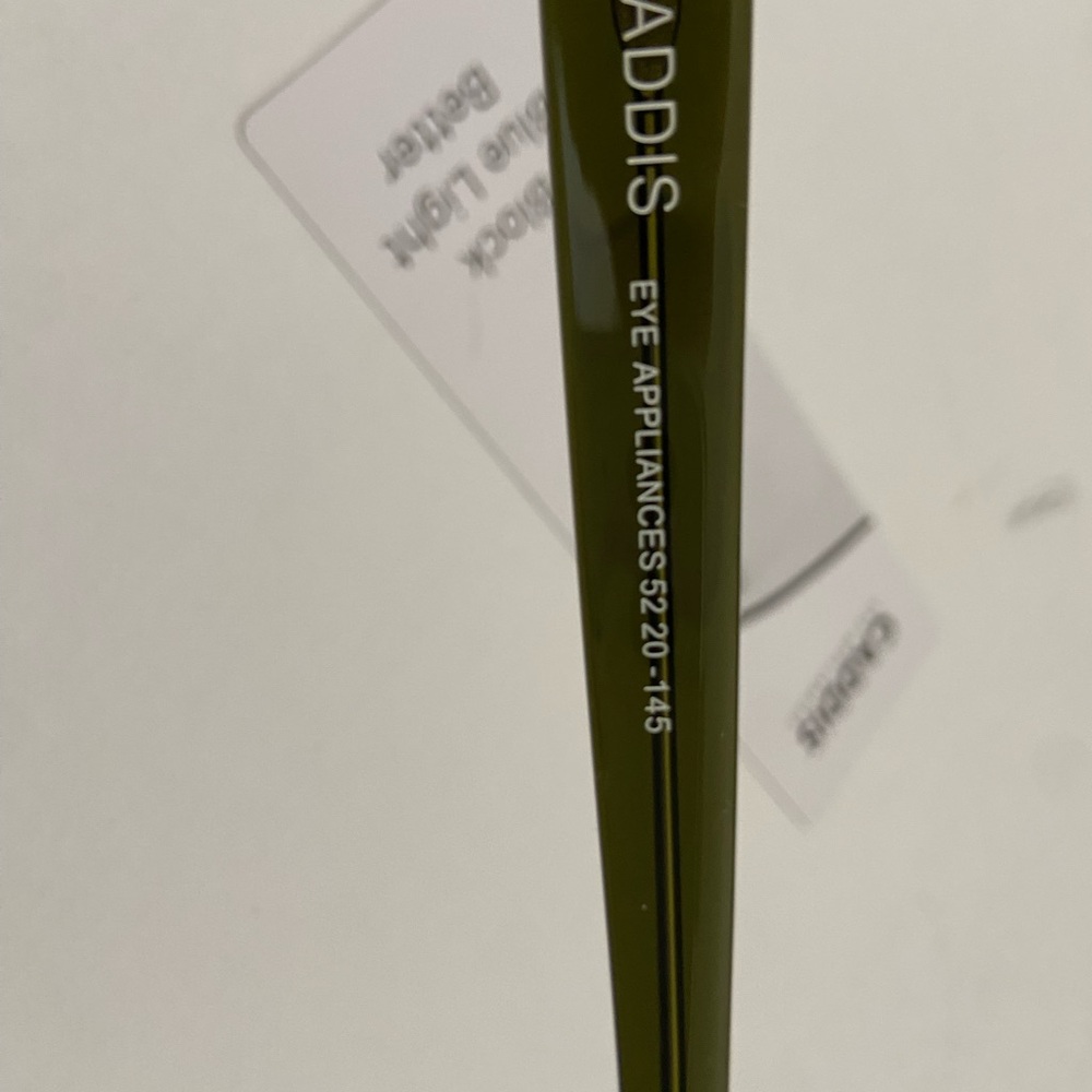 CADDIS Miklos Olive Green Blue Light Blocking Glasses - Picture 4 of 12